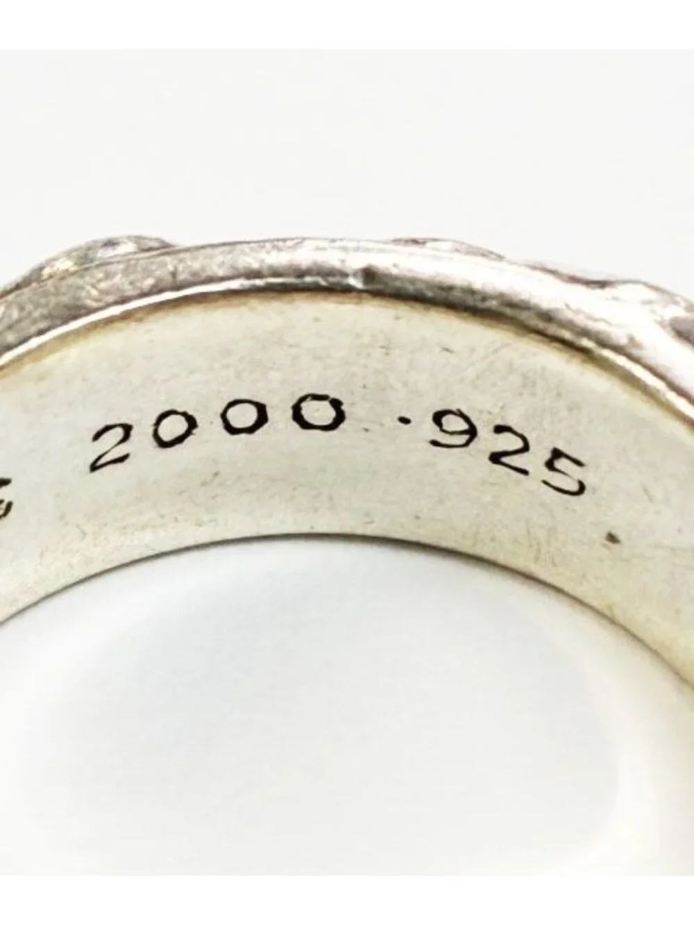 Chrome Hearts Eternity Vine Band Ring Silver